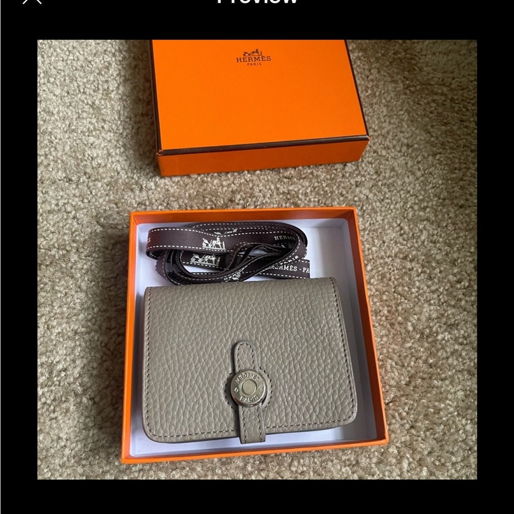 COPY - Hermes card and coins purse holder